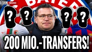 200 MioLISTE Max EBERL plant 5 MEGATRANSFERS beim FC BAYERN [upl. by Aggappora425]