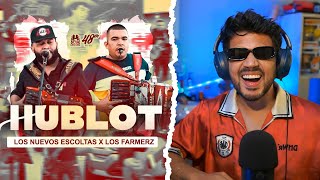 REACCIÓN a Los Nuevos Escoltas Ft Los Farmerz Hublot En Vivo [upl. by Arbas]