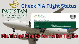 How to Check PIA Flight Status  Quick Guide airlines traveltips booking [upl. by Ennadroj]