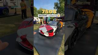 100000€ Lackierung🤯🤯 am McLaren 750s Spider Tripple Crown  Goodwood 2024 [upl. by Jenni]