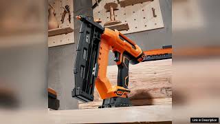 VEVOR 20V Cordless Finish Nailer Cordless Brad Nailer Kit with 16Ga Nails Review [upl. by Joachima]