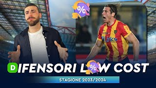 10 DIFENSORI LOW COST  CONSIGLI FANTACALCIO 2324 [upl. by Pallas611]