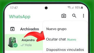 Cómo OCULTAR CHAT EN WHATSAPP [upl. by Suoivatco]