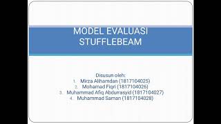 MODEL EVALUASI STUFFLEBEAM [upl. by Eenaffit]