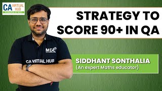 Strategy to score 90 in Quantitative Aptitude  CA Virtual Hub [upl. by Schaffel]