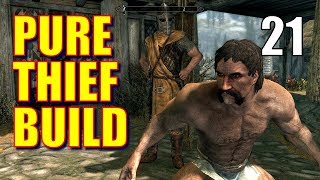 Skyrim Pure Thief Build Walkthrough 100 STOLEN LOOT Part 21 Pro Stealth Run in Ilinaltas Deep [upl. by Barnie]