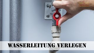 Wasserleitungen verlegen [upl. by Aehsrop145]