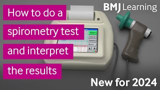 How to do a spirometry test and interpret the results  new version for 2024 [upl. by Gretna]