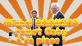 rire Quand Michel BARNIER remet Gaby à sa place  tropdrole politique [upl. by Deyes946]