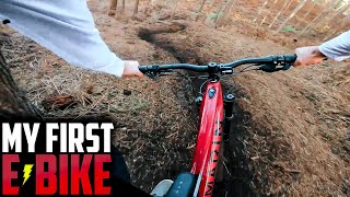 RIDING MY FIRST EBIKE FEELS INSANE [upl. by Arahat]