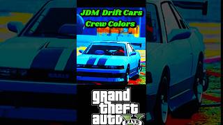 2024 🔥 GTA 5 Two JDM Crew Colors with HEX Codes [upl. by Kerianne]