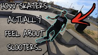 How Skaters REALLY Feel About Scooters [upl. by Hegarty]