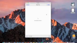 ScanSnap for Mac  How to fax PDF and image files on your Mac [upl. by Redmer724]