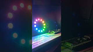 NeoPixel Led with Raspberry Pi Pico raspberrypipico neopixels neopixellightsaber [upl. by Selbbep438]