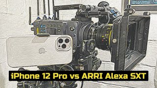 iPhone 12 Pro vs ARRI Alexa SXT  Which Has the Dynamic Range of Film [upl. by Annawoj]