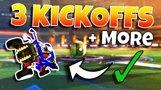 The ULTIMATE KICKOFF TUTORIAL in Rocket League  3 BEST Kickoffs [upl. by Radbun]