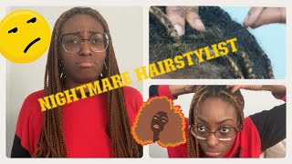 STORYTIME  Hairstylist Cut ✂️ My Hair 💇🏾‍♀️ Vlog Style [upl. by Aisak]