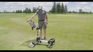 Getting Started with Your Axglo Electric Golf Push Cart  Electric Golf Trolley Tutorial [upl. by Obadiah920]