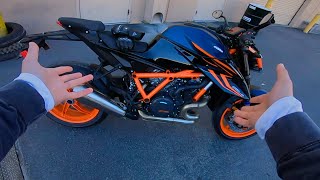 SUPER DUKE 1290 R EVO FIRST RIDE [upl. by Warms]