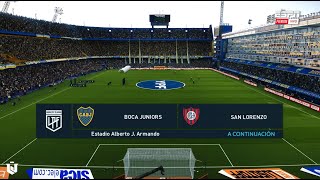 Boca Juniors vs San Lorenzo ● Copa de la liga Profesional 2024 ● PES 2021 [upl. by Yahska]