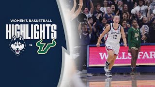 HIGHLIGHTS  UConn Womens Basketball vs USF [upl. by Mack]