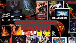 Every John Carpenter Movie Ranked [upl. by Shute]