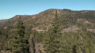 Truckee to Colfax over Donner Pass on AMTRAK Train 5 [upl. by Serene816]