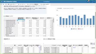 Demo Movie  Anaplan BOM コスト計算 [upl. by Mossolb]