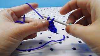 beginner  learn basic crochet  hindi tutorial [upl. by Akessej]