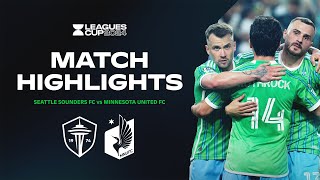 HIGHLIGHTS Seattle Sounders FC vs Minnesota United  July 26 2024 [upl. by Anirak]