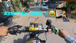 💀reaction video of RX100 Modification 😶‍🌫️trending automobile rxking135cc rx rx100 rx135 [upl. by Nodnar]