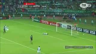 Atlético Nacional 4  0 Libertad Copa Libertadores 2015 [upl. by Bethany]