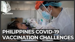 Philippines COVID19 vaccination challenges expected [upl. by Jaqitsch]