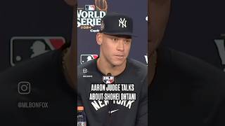 Aaron Judge Calls Ohtani the Best Player in the Game ⚾️ worldseries aaronjudge ohtani mlb ny [upl. by Chassin]