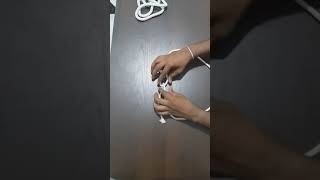 How to rig hawser bend knot [upl. by Kiele482]