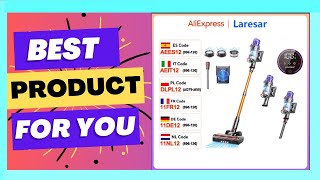 Laresar 2024 NEW V7 500W 50KPA Suction Power Cordless Vacuum Cleaner Handheld [upl. by Alleb52]