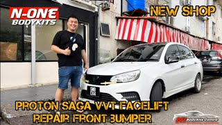 Thanks customer support Proton saga vvt facelift repair front bumper [upl. by Alodi]