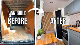 FULL VAN Conversion TIMELAPSE  Luxury DIY VAN BUILD With no experience  Vanlife [upl. by Nnylrebma]