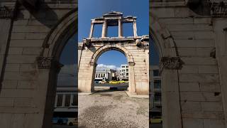 Hadrian’s Arch in Athens 🇬🇷 Greece HadriansArch AncientAthens RomanAthens [upl. by Enitsej]