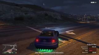 GTA Online Source Mission Stealing Feltzer with Speed Bomb [upl. by Catima]