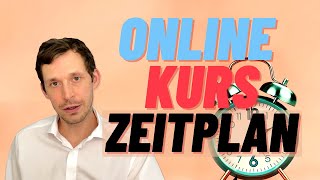 Konzeption und Zeitplan beim ONLINE KURS ERSTELLEN [upl. by Evvie]