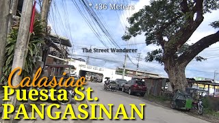 PUESTA Street in Calasiao Pangasinan Philippines 436m [upl. by Jaquelyn]