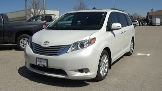 2014 Toyota Sienna Limited Full Review Start up and Walkaround [upl. by Honeyman704]