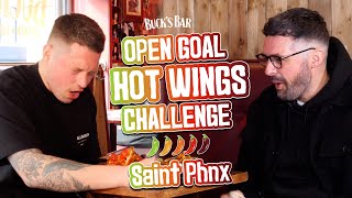 🥵🌶 HILARIOUS REACTION FROM AL amp STEVIE FROM SAINT PHNX TO HOT WINGS CHALLENGE [upl. by Segal]