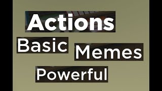 All Actions Basic Memes amp Powerful  Roblox The Presentation Experience [upl. by Aninay]