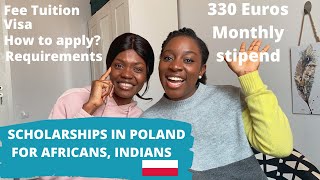 SCHOLARSHIP IN POLAND FOR AFRICANS INDIANS AND MORE [upl. by Stempien]