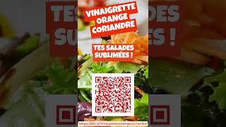 Recette de sauce vinaigrette au jus dorange et à la coriandre pour sublimer tes salades [upl. by Deehahs251]