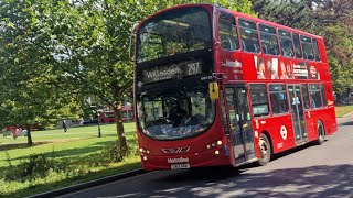 Journey On Metroline Volvo B9TL Wright Gemini 2 VW1283 LK12 AOA Route 297 [upl. by Ahsenauj]