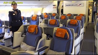 Aeroflot Boeing 777300 Business Class Hongkong to Moscow AirClips full flight series [upl. by Ebaj989]