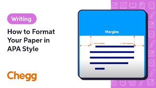 How to Format Your Paper in APA Style  Chegg [upl. by Ariad]